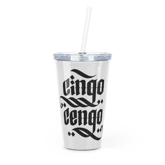 CingoCengo Plastic Tumbler with Straw